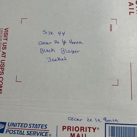 Oscar de la Renta Black Sports Jacket Size 44 - Picture 5 of 5
